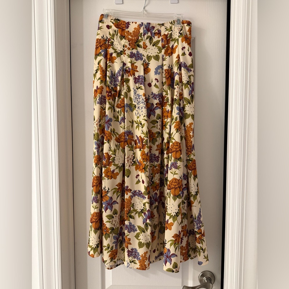 Pearl by Lela Rose Floral Skirt size 4